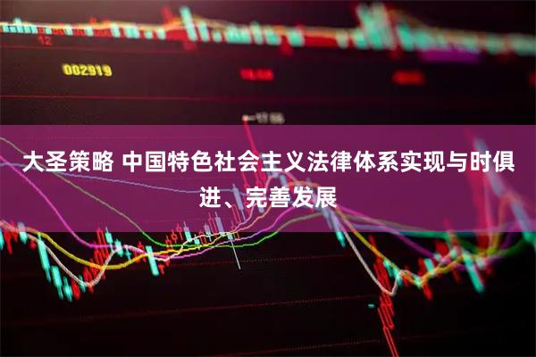 大圣策略 中国特色社会主义法律体系实现与时俱进、完善发展