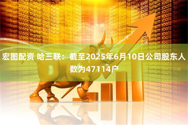 宏图配资 哈三联：截至2025年6月10日公司股东人数为47114户