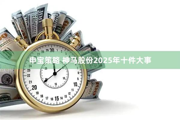 申宝策略 神马股份2025年十件大事